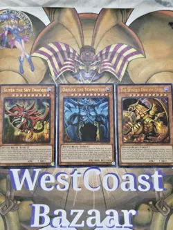 YUGIOH God Card Set LDK2-ENS01, LDK2-ENS02 & LDK2-ENS03 ULTRA LIMITED NM/M - Image 1