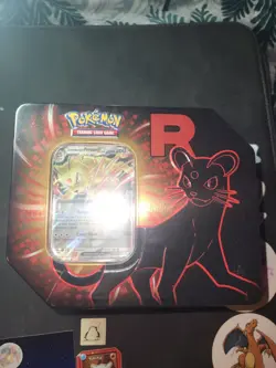 Pokemon TCG: Team Rocket Tin-Team Rocket's Persian ex- New- Sealed- Unopened - Image 1