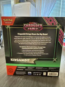 Pokemon TCG Scarlet & Violet Shrouded Fable Kingambit Illustration Collection - Image 2