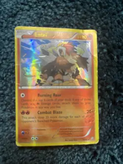 Pokemon Entei Basic 2015 Black Star Promo Holo #244 14/98 - Image 1