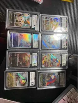 Pokemon Trading Card Game BCTC9.5 &10 AR CHR one set Lot*8 Japanese J31 - Image 2