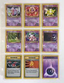 Pokemon Card Binder Collection - Vintage Card Lot | Sabrina Gym Heros WOTC - Image 1