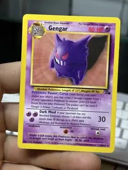 Non-Holo Gengar 20/62 Fossil 1999 Rare WOTC Pokemon Card TCG - Image 3