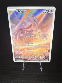 Mesprit 204/191 Surging Sparks Illustration Rare Full Art Holo Pokemon TCG - Image 1