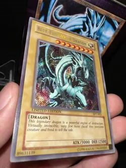 Yu-Gi-Oh 2002 Blue-Eyes White Dragon BPT Promo & Kaiba Tin Limited Edition LOB - Image 2