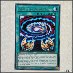 Secrets of Dark Magic - LED6-EN004 - Rare 1st Edition Yugioh - Image 1