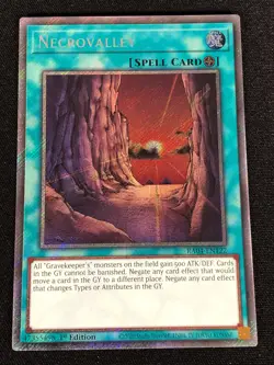 Yugioh Necrovalley RA04-EN122 1st Platinum Secret (NM) - Image 1