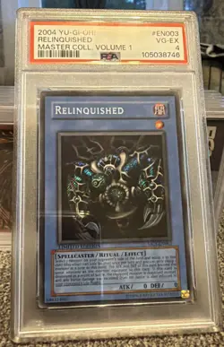 2004 Yu-Gi-Oh! Relinquished PSA 4 LIMITED EDITION SECRET RARE - Image 1