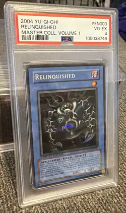 2004 Yu-Gi-Oh! Relinquished PSA 4 LIMITED EDITION SECRET RARE - Image 3