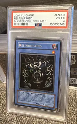 2004 Yu-Gi-Oh! Relinquished PSA 4 LIMITED EDITION SECRET RARE - Image 4