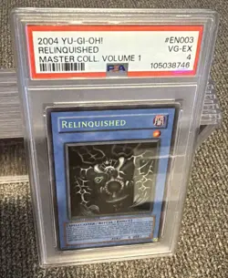 2004 Yu-Gi-Oh! Relinquished PSA 4 LIMITED EDITION SECRET RARE - Image 5