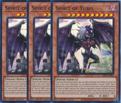 3x Yu-Gi-Oh! Spirit of Yubel PHNI-EN001 Super Rare Playset - Image 1