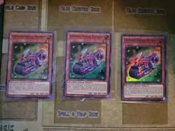 YUGIOH 3X SUPERHEAVY SAMURAI MOTORBIKE OP23-EN006 SUPER UNLIMITED ED NM - Image 1