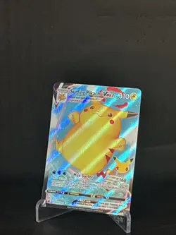 Pokemon Pikachu TCG Surfing VMAX Celebrations Holo Ultra Rare Card 009/025 - Image 1