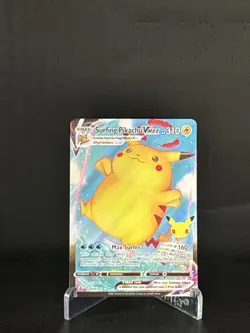 Pokemon Pikachu TCG Surfing VMAX Celebrations Holo Ultra Rare Card 009/025 - Image 2