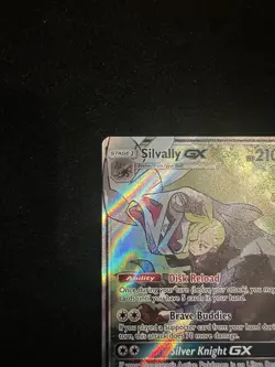 Pokemon TCG Silvally GX Cosmic Eclipse Holo Card 227/236 Full Art Pack Fresh - Image 2