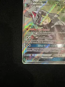 Pokemon TCG Silvally GX Cosmic Eclipse Holo Card 227/236 Full Art Pack Fresh - Image 5