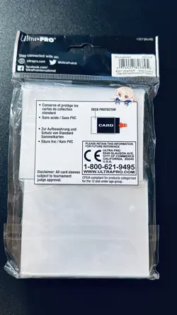 100 ULTRA PRO Clear STANDARD SIZE DECK PROTECTORS Card Sleeves MTG Pokemon - Image 2