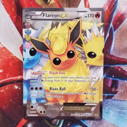 Flareon EX - RC28/RC32 - Ultra Rare Full Art - Pokemon Cards Lot #103 - Image 3