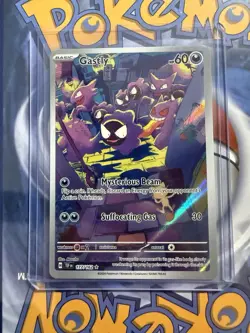 Pokemon TCG Gastly Illustration Rare IR Holo Card 177/162 Temporal Forces NM - Image 1