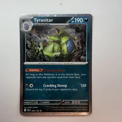 Tyranitar 095/159 Cosmos Holo Rare Journey Together Pokemon TCG Near Mint Card - Image 1