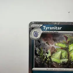 Tyranitar 095/159 Cosmos Holo Rare Journey Together Pokemon TCG Near Mint Card - Image 2
