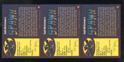Lot of 3 1992 Wizard Magazine Series 1 Spawn Platinum Cards Image Comics - Image 2