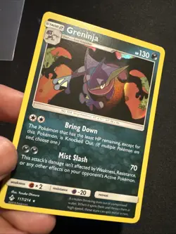 GRENINJA Unbroken Bonds Series POKEMON Holo 2019 Trading Card 117/214 - Image 2
