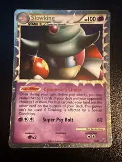 Slowking Prime 85/90 Ultra Rare Pokemon Card - HGSS Undaunted set - 2010 - MP - Image 1
