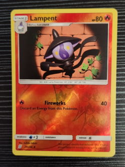 Lampent 29/236- Unified Minds- Reverse Holo Card- Pokemon - Image 1