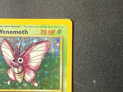 Pokemon TCG Venomoth Unlimited Holo Rare Card 13/64 Jungle Set - Image 4