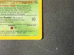 Pokemon TCG Venomoth Unlimited Holo Rare Card 13/64 Jungle Set - Image 5