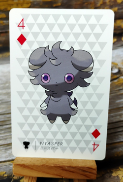 Espurr - 2013 Yveltal Pokemon Y Poker Deck - Pokemon XY Playing Card - Image 1
