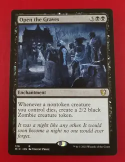 1x Open the Graves | Midnight Hunt Commander | MTG Magic Cards - Image 1