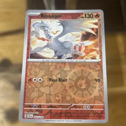 RESHIRAM 022/142 - Stellar Crown - Rev Holo - Pokemon Card - Image 1
