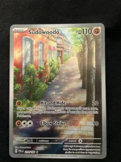 Sudowoodo 219/193 Paldea Evolved Illustration Rare Pokemon TCG Card NM - Image 1