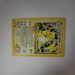 Lt. Surge's Raichu 11/132 Gym Challenge Pokemon Card WOTC Vintage Holo Rare - Image 2