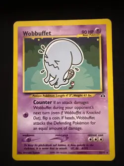 Pokemon Card Wobbuffet 35/75 N2 Neo Discovery Unlimited - Image 1