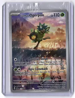 Teal Mask Ogerpon 123 Sv: Scarlet & Violet Promo Cards Holo Sealed in Bag - Image 1