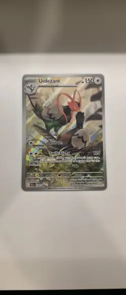 Unfezant 150/086 Pokemon TCG White Flare Black Bolt Illustration Rare Card - Image 3