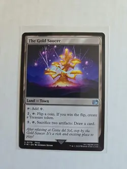 The Gold Saucer - Final Fantasy - NM - MTG Magic - Uncommon - Land - Image 1