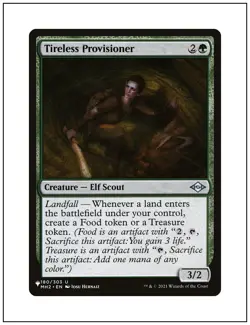1x Tireless Provisioner, The List, Magic the Gathering MTG NM - Image 1