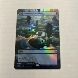 Clearwater Pathway (Borderless) Zendikar Rising Foil 286 MP - Image 1