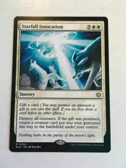 MTG Bloomburrow R Starfall Invocation Regular #0034 - Image 1