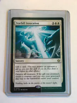 MTG Bloomburrow R Starfall Invocation Regular #0034 - Image 3