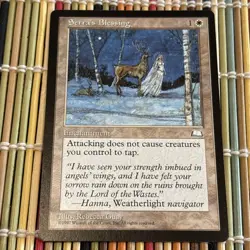 Serra's Blessing [Weatherlight] Magic MTG LP Free Shipping - Image 1