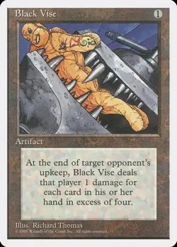 Black Vise 4ED LP MTG - Image 1