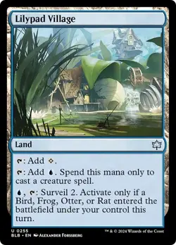 LILYPAD VILLAGE x4 mtg NM-M Bloomburrow 4 Unc - Image 1
