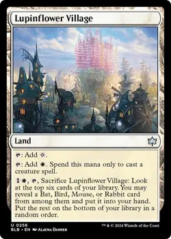 LUPINFLOWER VILLAGE x4 mtg NM-M Bloomburrow 4 Unc - Image 1