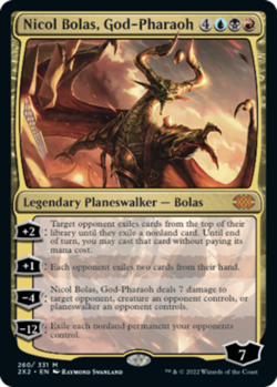 [1x] Nicol Bolas, God-Pharaoh Near Mint, English Double Masters 2022 MTG Magic - Image 1